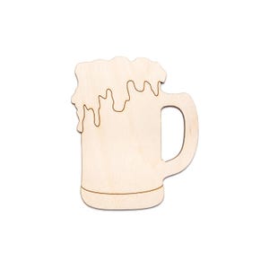 Chope à bière en mousse, découpes en bois, petits détails, bière et bois à boire, décoration de fête, travaux manuels pour l'été, décoration en bois pour bar, différentes tailles, bricolage