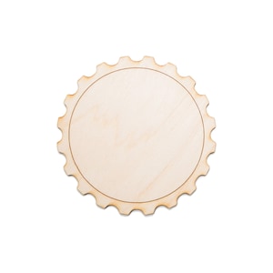 Bottle Cap Wood Cutout-Retro Style Sign-Various Sizes-DIY Crafts-Soda Pop Theme-Bottle Cap Wood Shape-Soda Party Decor-Bottle Cap Sign