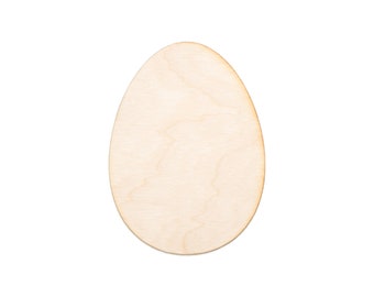 Egg Blank Wood Cutout-Easter Egg Blanks-Various Sizes-DIY Crafts-Egg Decor-Easter Decor-Egg Wood Shape-Unfinished Wood-Decorating Egg Cuts