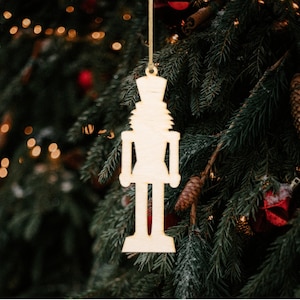 Royal Soldier Nutcracker Ornament-Blank Wood Cutout-Nutcracker Theme Decor-Various Size-DIY Crafts-Holiday Decor-Christmas Party Decor-Ver 2