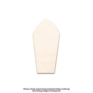 Gothic Style Tombstone-Blank Wood Cutout-Wood Headstone-Halloween Decor-DIY Crafts-Gothic Party Decor-Goth Party Favors-Graveyard Decor