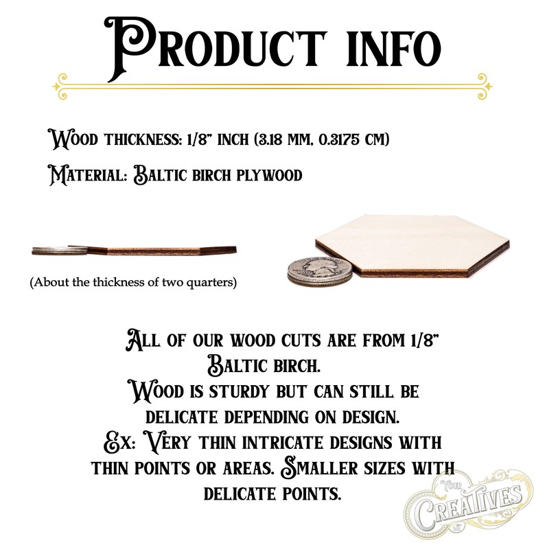 Rose Wood Cutout - Laser Cut Unfinished Craft Shape - Multiple Sizes image 4