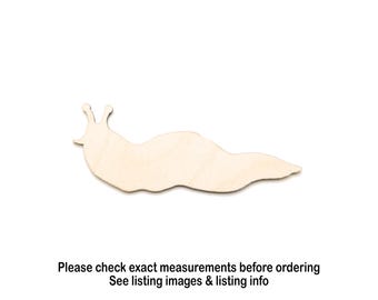 Banana Slug Blank Wood Cutout - Laser Cut Unfinished Craft Shape - Multiple Sizes