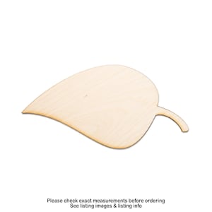 Blatt Holz Ausschnitt-Holz Blatt Form-Laser Cut-Wählen Sie eine Größe-DIY Handwerk-Plant Holz Formen-Kinder Basteln-Klassenzimmer Dekor-Blatt Holz Akzente-Pflanzen