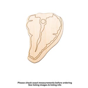 Steak-Wood Cutout-Food Shapes Decor-Juicy Steak Shape-Various Sizes-Chef Wood Accents-Cooking Wood Decor-Food Theme Crafts-Meat Shapes