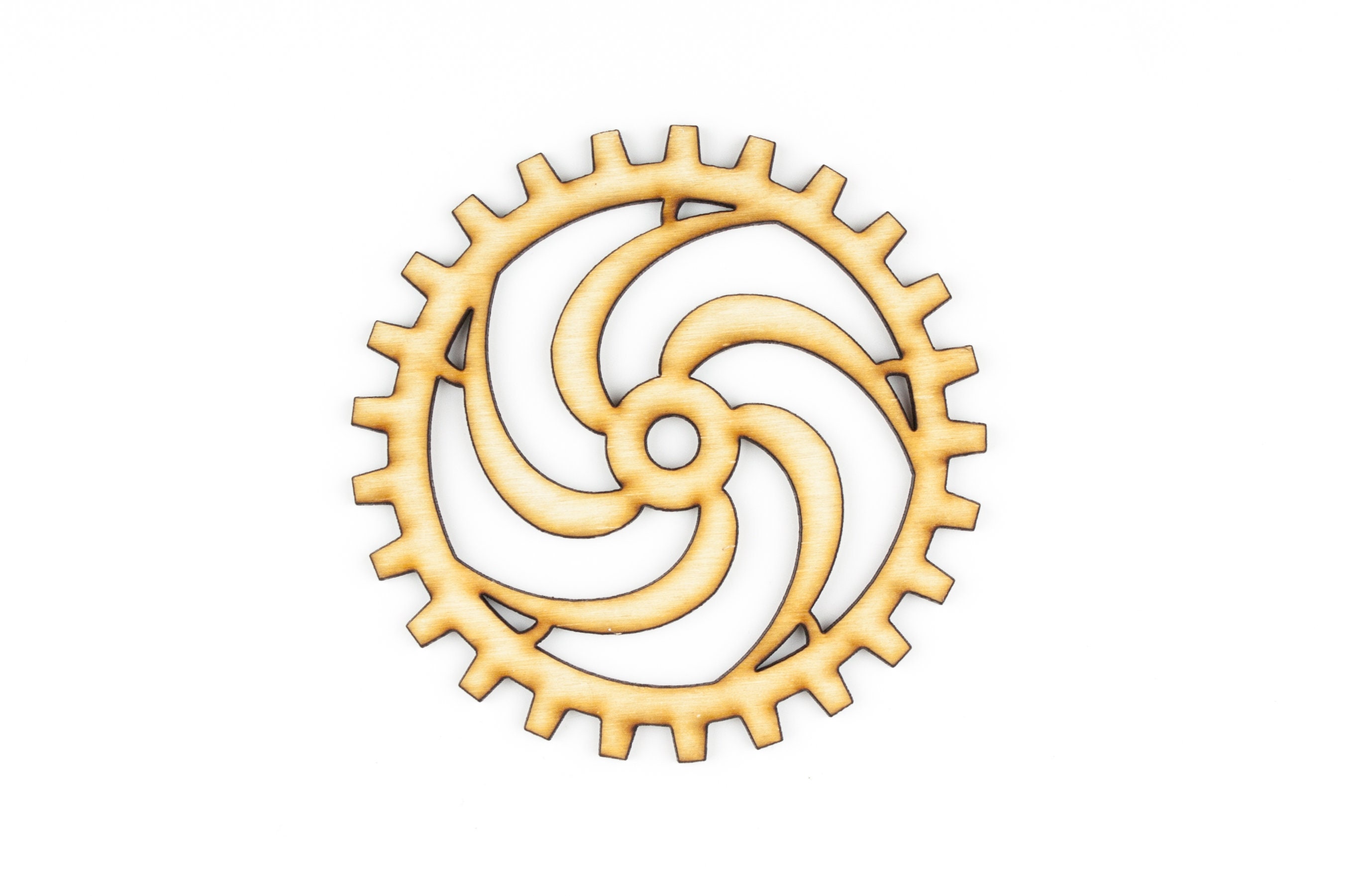 Plywood Steampunk Gearsspiral Designcraft Gearswood Etsy