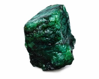 105 Ct Uncut Green Emerald Natural Rough Gemstone High Quality Certified Raw Rough May Birthstone For Anniversary & Birthday Present