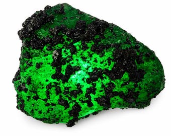 Huge Size Uncut Green Emerald 85 Ct Natural Earth Mined Rough Colombian Certified Raw Loose Gemstones Perfect For Gem Collectors
