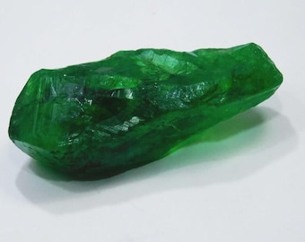 Natural 150 Ct Green Emerald Earth Minded Crystal | Certified Raw Gemstone | Ideal For Collector's & Jewelry Making, Free Delivery