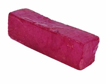 230 Ct Uncut Natural Red Rough Ruby Rough Earth Mined Certified African Loose Gemstone Collection Beautiful Gift for Wife / Girlfriend