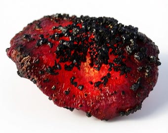 83 Ct Uncut Natural Red Ruby Earth Mined Rough Raw Certified Rare  Gemstone Red Gem Ideal For Gifting , Crafting Creation Use