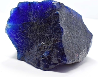 Huge 555 Ct Blue Tanzanite Natural Rough | Certified Uncut Raw Crystal | Rare Collector Gemstone | Jewelry Making Supply | Free Shipping