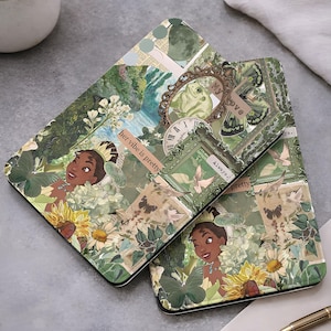Disney Tiana Kindle-fodral, Prinsessan och grodan-fodral, Svart flicka prinsessa Kindle-fodral, sagobokälskare gåva estetik