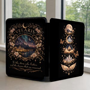 Velaris City of Starlight Kindle Case, Night Court ACOTAR Kindle Cover, Fantasy Celestial Moon Kindle Sleeve, Bookish Reader Gift