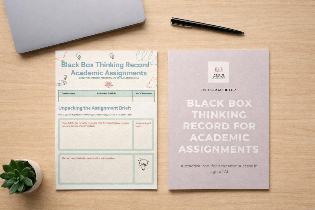 Black Box Thinking Record for Academic Assignments - Etsy