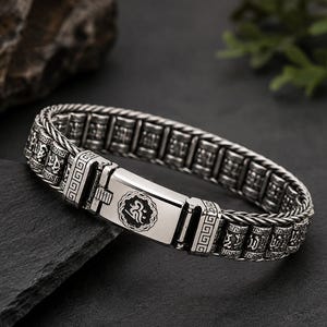 Tibetanskt buddhistiskt bönehjulsarmband, Om Mani Padme Hum Mantra spinnerarmband, buddhistiska meditationssmycken för män och kvinnor