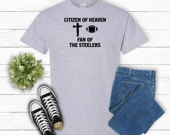 Citizen of Heaven and Football Fan Short Sleeve Shirt