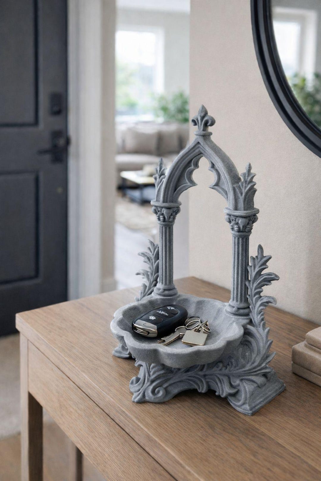 Decorative Catchall Tray – Elegant Entryway Organizer – Jewelry