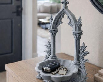 Dekoratives Catchall Tablett - Eleganter Eingangsbereich - Schmuck & Schlüsselhalter - Vintage Style Home Decor