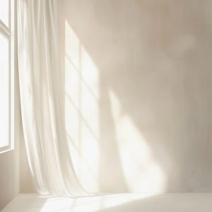 Fondos para fotografía de retratos: 12 fondos de estudio con sombras suaves, efecto de luz de ventana y cortinas.