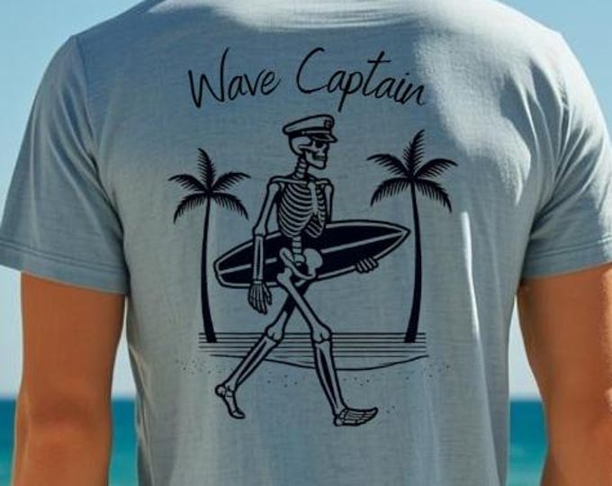 Featured listing image: SALTLANTIC™ Surf Co. "Wave Captain" Tee