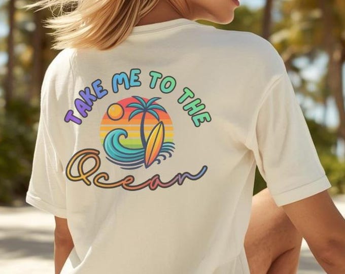 Featured listing image: SALTLANTIC™ Surf Co. "Take me to the Ocean" Tee