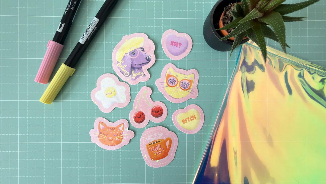 Sticker Pack - Cozy Riot | Feministische, Empowernde Designs | 8 ...