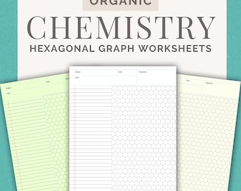 Organic Chemistry Hexagonal Graph Worksheets – School Study Aid (PDF)
