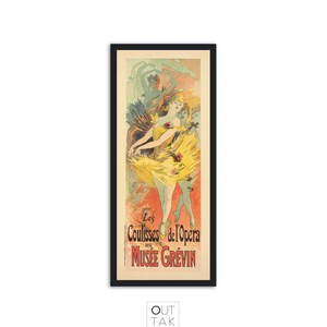 Beautiful Era vintage french poster by Jules Cheret