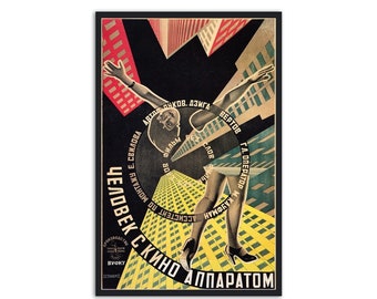 1960's Original Soviet Poster Designed by the Stenberg Brothers