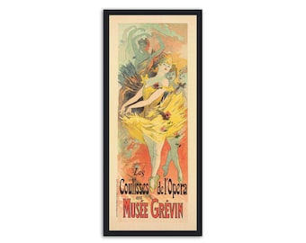 Beautiful Era vintage french poster by Jules Cheret