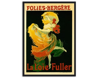 Beautiful Era vintage style poster by Cheret Jules