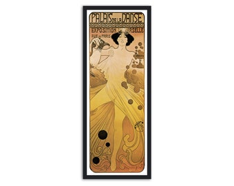 Art Nouveau poster by Manuel Orazi "Palais de la Danse" - Art Nouveau wall art print - Vintage art reproduction