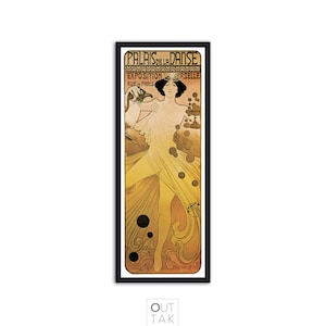 Art Nouveau poster by Manuel Orazi Palais de la Danse Art Nouveau wall art print Vintage art reproduction image 1
