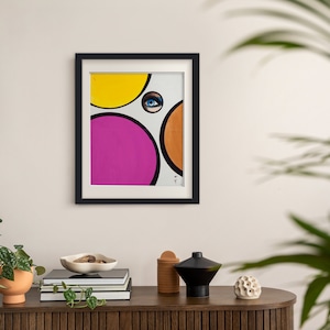 Fine Art Poster - René Gruau "The Eye" - Vintage Fashion Illustration, Iconic Mid-Century Modern Art, Designer Wall Decor, Unique Artwork