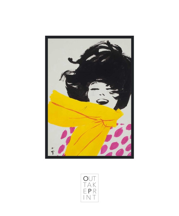 Fashion Illustration - Rene Gruau - Vintage Fashion Poster Fashion Illustration - Rene Gruau - Vintage Fashion Poster