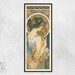 Art nouveau poster - Alphonse Mucha - Art nouveau print - Primrose