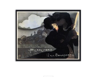 Vintage Art nouveau poster - Pierrefort - Georges de Feure - Art Nouveau print, Vintage ads, P019