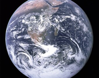 La NASA - art mural - The Blue Marble (1972)