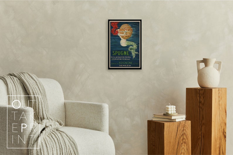 publicité vintage L.Buttin affiche décoration de salle de bain 1920 image 8