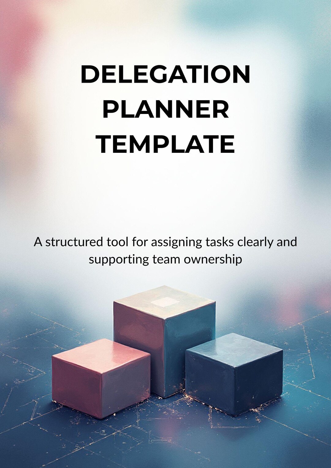 Task Delegation Template.pdf DELEGATION PLANNER TEMPLATE | Fully Customisable | Text, Colours ...