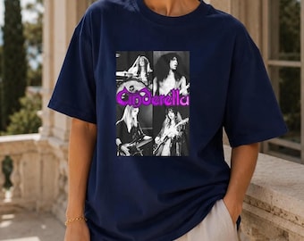 Camiseta vintage de la banda Cenicienta – Camiseta de rock glam metal de los 80, camiseta gráfica clásica de banda de hair metal