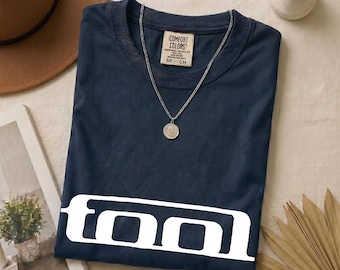 T-shirt Tool Band, t-shirt graphique avec logo Tool, chemise Rock Band vintage