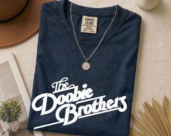 The Doobie Brothers Shirt, Classic Rock Band Tee, Vintage Style Music Graphic T-Shirt