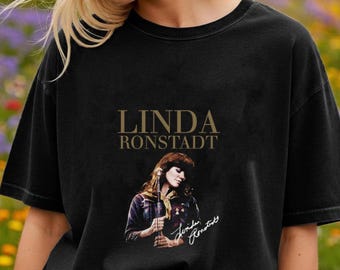 Linda Ronstadt Vintage T-Shirt, 70s Music Legend Graphic Tee