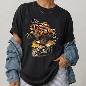 ドゥービーブラザーズ Tシャツ 2001ツアー 黒 Doobie Brothers Concert T Shirts - Etsy