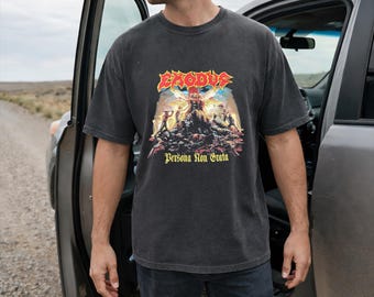Camiseta Exodus Persona Non Grata, camiseta vintage de banda de thrash metal.