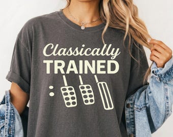 Classically Trained Manual Transmission Tee | Car Enthusiast Gift | Comfort Colors Stick Shift Shirt