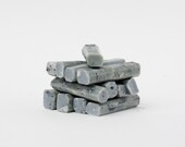 large bundle of tea tree & charcoal soap sticks - 100% natural and handmade soap