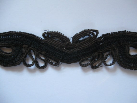 Art Nouveau Era Beaded Collar / Bodice Embellishm… - image 3